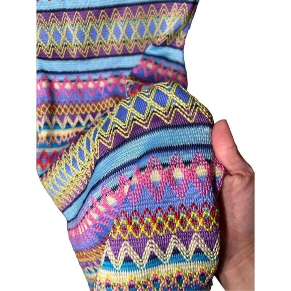 Mags & Pye Embroidered Knit Cut Out Body Con Dress M - Picture 5 of 7